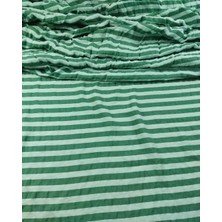 Yeşil Çizgili Aerobin Dokuma (En 125 cm x Boy 280 Cm)