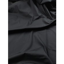 Siyah Renkte Poplin Benzeri Dokuma (En  150 cm x Boy  240 Cm)