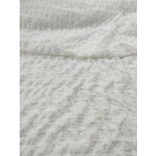 Beyaz Renkte Waffle Jarse (En  150 cm x Boy  300 Cm)