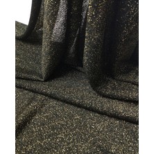 Siyah Dore Simli Triko (En  160 cm x Boy  150 Cm)