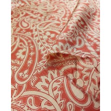 Krem Nar Çiçeği Renklerde Floş Vual (En  150 cm x Boy 450 Cm)