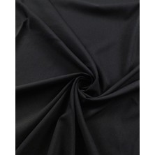 Telalı Siyah Renkte Viskon Vual (En 150 cm x Boy 180 Cm)