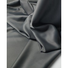 Koyu Gri Renkte Tok Mat Saten (En  150 cm x Boy  170 Cm)