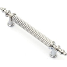 Zirve Elit 160 mm Mobilya Mutfak Çekmece Dolabı Dolap Kulpu Kulbu Kulpları - Krom-Krom - 9 Adet