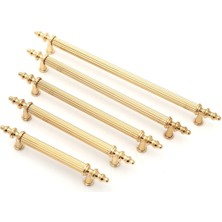 Zirve Elit 160 mm Mobilya Mutfak Çekmece Dolabı Dolap Kulpu Kulbu Kulpları - Altın-Altın - 9 Adet