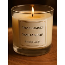 Crean Candle’s Kokulu Mum Vanilla Mocha Aroması │ 100 ml Premium & Eşsiz Koku │