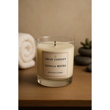 Crean Candle’s Kokulu Mum Vanilla Mocha Aroması │ 100 ml Premium & Eşsiz Koku │