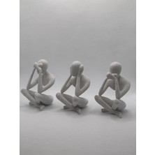 Görmedim Duymadım Bilmiyorum Biblo Figür 10 cm