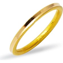 22 Ayar Altın Kaplama Ajda Yüzük