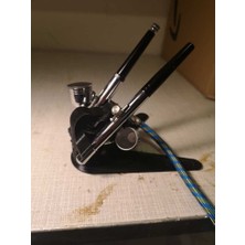 BYR Airbrush Standı (Yan Besleme ve Emme/sifon Besleme Fırçaları Için) (Plastik Aparattır!!!)