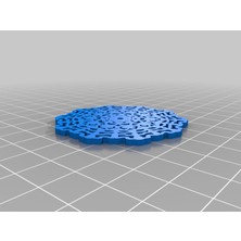 BYR Mandala Küpesi 1 (Plastik Aparattır!!!)