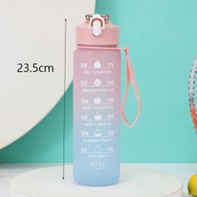Serenity Haven Motivasyonel Su Matarası Su Şişesi Suluk 900 ml Tritan Spor Salonu Su Şişesi Bpa Içermez Suluk
