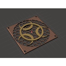 BYR Biyolojik Uyarı - Fan Soğutucu Izgarası - Izgara - Kalkan 80X80 (Plastik Aparattır)