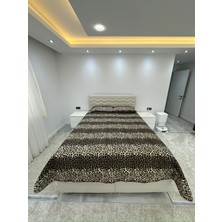 Battal Boy Yatak Örtüsü 220X230 | 2 Adet Yastık Kılıfı 50X70 | Çeyiz Seti | Çeyiz Takımı | Leopar
