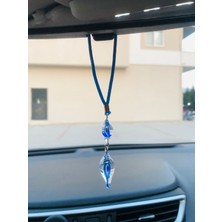 2 Adet Cam Damla Araba Ayna Süsü Araba Nazarlık Nazar Koruması, Yeni Araba Hediyesi