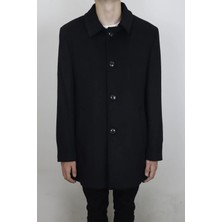 Pelikan Fistan Store Erkek Klasik Kesim Rahat Kalıp Düğmeli Büyük Beden Kışlık Kaşmir Kaban