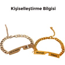 Kişiye Özel Tasarım Çift Kalp Bileklik, Isim Yazılı Bileklik, Çift Bilekliği, Sevgiliye Hediye