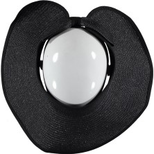 Geniş Kenar Hasır Vizörleri Katlanabilir Bayan Şapka