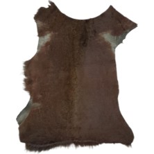 Gerçek Koyun Postu - Naturel - Kısa Tüylü - Doğal - 55X40 cm - Kahverengi - B4