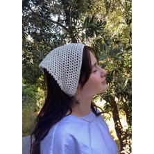 Veronika Model Örgü Bandana,el Işi Örgü Bandana