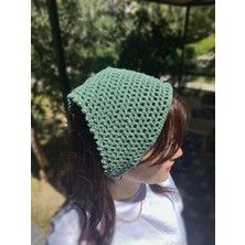 Veronika Model Örgü Bandana,el Işi Örgü Bandana