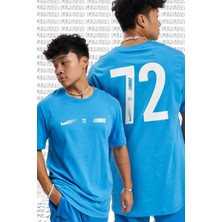 Nike Sportswear Standard Issue Short Sleeve Tee Pamuklu Erkek Tişört Mavi