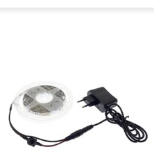 Kırmızı Şerid LED Işık 12V Adaptör Tak Çalıştır 5 Metre