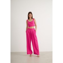 Fuşya Pembe Pantolon