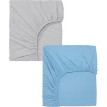 North Online 2 Adet 70 x 120 x 20 cm Lastikli Penye Kumaş Bebek Çarşafı