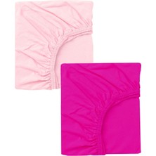 North Online 2 Adet 70 x 120 x 20 cm Lastikli Penye Kumaş Bebek Çarşafı