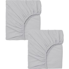 North Online 2 Adet 70 x 120 x 20 cm Lastikli Penye Kumaş Bebek Çarşafı