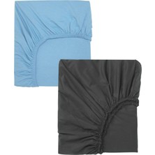 North Online 2 Adet 70 x 120 x 20 cm Lastikli Penye Kumaş Bebek Çarşafı
