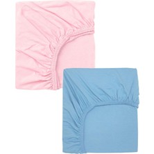 North Online 2 Adet 70 x 120 x 20 cm Lastikli Penye Kumaş Bebek Çarşafı