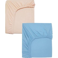 North Online 2 Adet 70 x 120 x 20 cm Lastikli Penye Kumaş Bebek Çarşafı