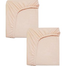 North Online 2 Adet 70 x 120 x 20 cm Lastikli Penye Kumaş Bebek Çarşafı