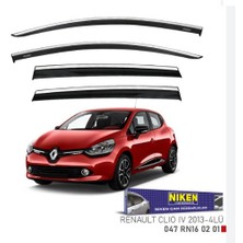 Cam Rüzgarlığı Ön Arka 4 Lü Renault Clio 4 2013+ Kromlu 047RN160201 Niken