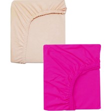 North Online 2 Adet 70 x 120 x 20 cm Lastikli Penye Kumaş Bebek Çarşafı