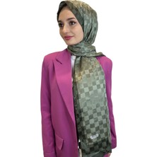 Hint Ipek Dama Desenli Monogram Şal 00707