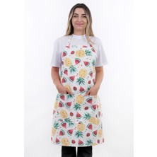 Sevilya Sweet 3lü Set Ayarlanabilir Askılı Mutfak Önlüğü Seti (ELDİVEN, TUTACAK)