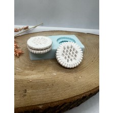 Ikili Bisküvi Silikon Kalıp