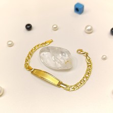 Isim Yazılabilir Çocuk Bileklik 14 Ayar Altın Hd Videolu