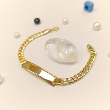 Isim Yazılabilir Çocuk Bileklik 14 Ayar Altın Hd Videolu