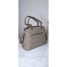 Kadın Butterfly Siyah El ve Omuz Çantası Kol Çantası Charm Detaylı
