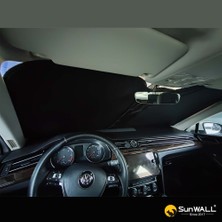 Vw Passat B7 ve B8 2010 - 2025 Için Uyumlu Titanyum Gümüş Oto Güneşlik