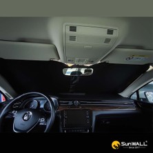 Vw Passat B7 ve B8 2010 - 2025 Için Uyumlu Titanyum Gümüş Oto Güneşlik