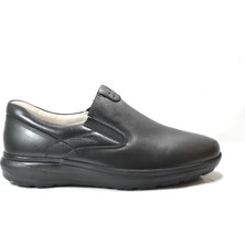 Dr. Comfort 10012 Siyah Hakiki Deri Ortopedik Erkek Şeker Ayakkabı