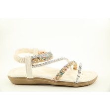 Guja 25Y156-4 Beyaz Çocuk Sandalet