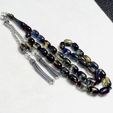 Rüya Serisi Kalemkar Işçilikli Kehribar Tesbih