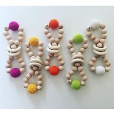 Organik Bebek Diş Kaşıyıcı Akağaç Ham Ahşap