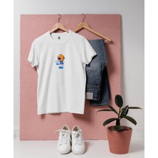 Bahriyeli Collection Oversize Laptop ve Mini Dalgıç Tasarım T-Shirt